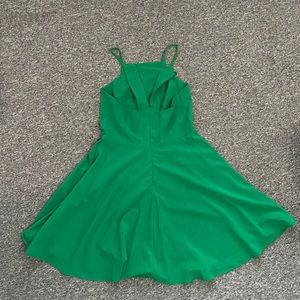 Lulus green skater dress